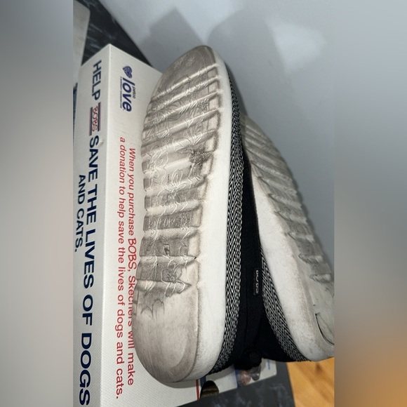 Skechers Women's Bobs-Flexpadrille Hi-Pleasant Harmony Espadrille Size 8.5 Black - Picture 8 of 9